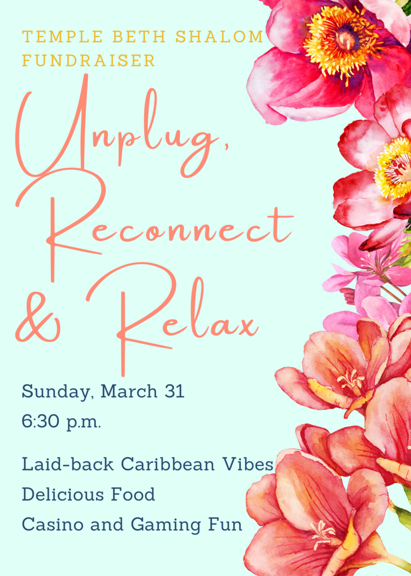 Banner Image for Unplug, Reconnect & Relax! Fundraiser Info for Guests