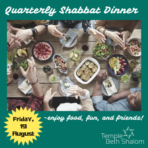 Banner Image for Quarterly Community Shabbat Dinner