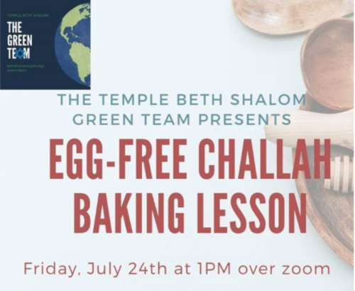 Banner Image for Green Team Egg-free Challah Bake